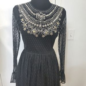 asos black Embilleshed Dress